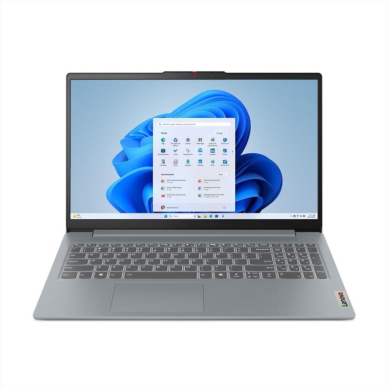 Lenovo IP Slim 3 - 14th Gen Core 5 120U, 8GB RAM, 512GB SSD, 15.6" FHD IPS Touch Display, Fingerprint Reader, Backlit Keyboard, Windows 11 - Arctic Gray - MojoTech