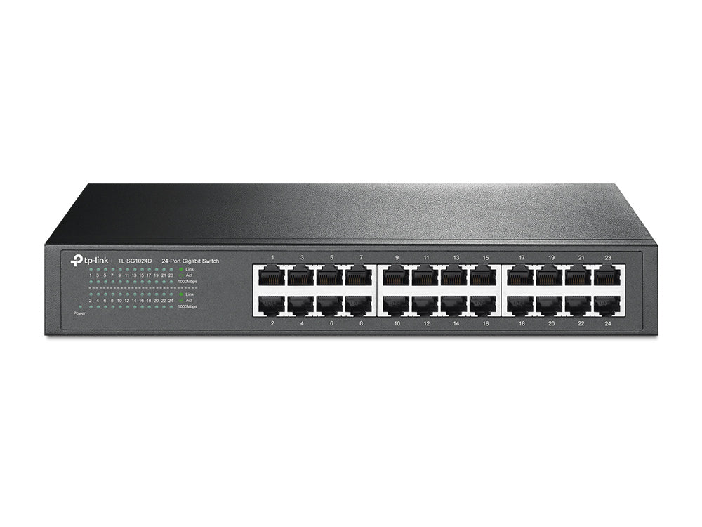 TPLink SG1024D 24-Port Gigabit Desktop/Rackmount Switch - MojoTech