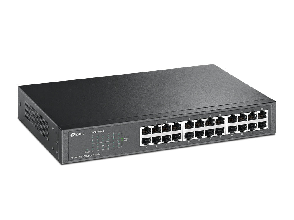 TPLink SF1024D 24-port 10/100Mbps Desktop/Rackmount Switch - MojoTech