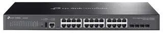 TPLink SG5428X Stackable 24 Port Gigabit L3 Lite Managed Switch with 4 10-Gigabit SFP+ Slots - - MojoTech