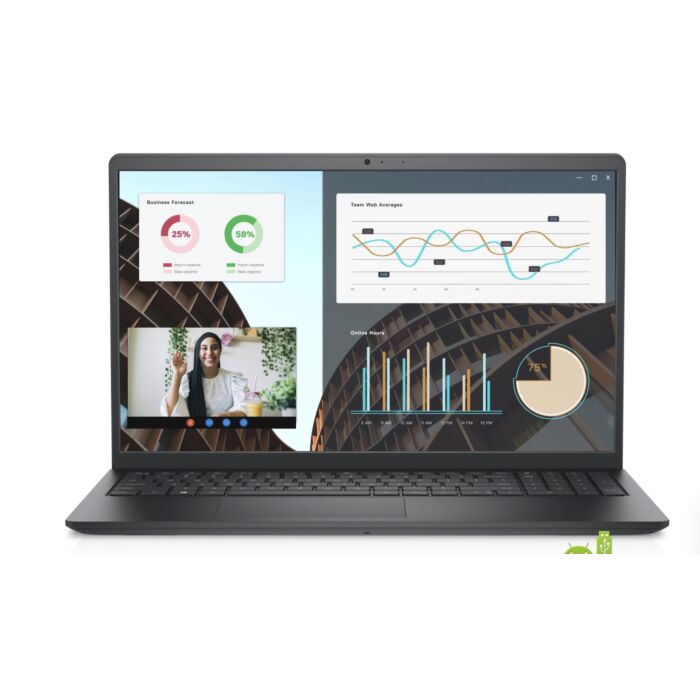 Dell Vostro 3530, CI3 13TH 1305U, 8GB, 512GB SSD, 15.6" FHD, Dos, Black