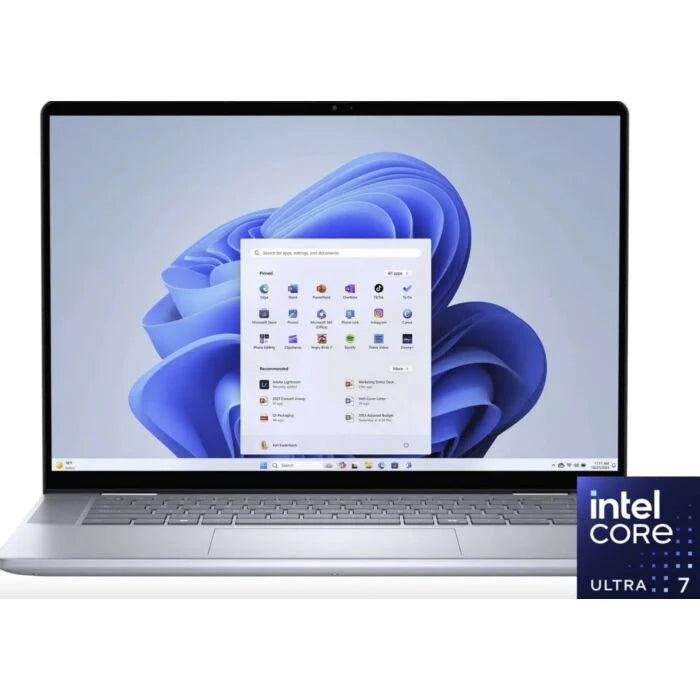 Dell Inspiron 7640 2-in-1 - Core Ultra 7 155U, 16GB RAM, 1TB SSD, 16" FHD X360 Touch, Fingerprint Reader, Backlit Keyboard, Windows 11 - Ice Blue