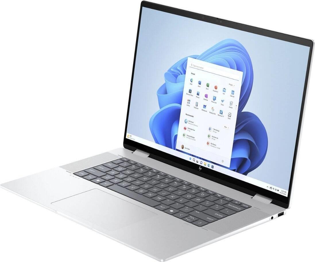 HP ENVY x360 Laptop 16-ac0023dx, Core Ultra 7 155U, 16GB, 1TB SSD, 16" WUXGA IPS Touch, BL-K, FPR, W11, Silver