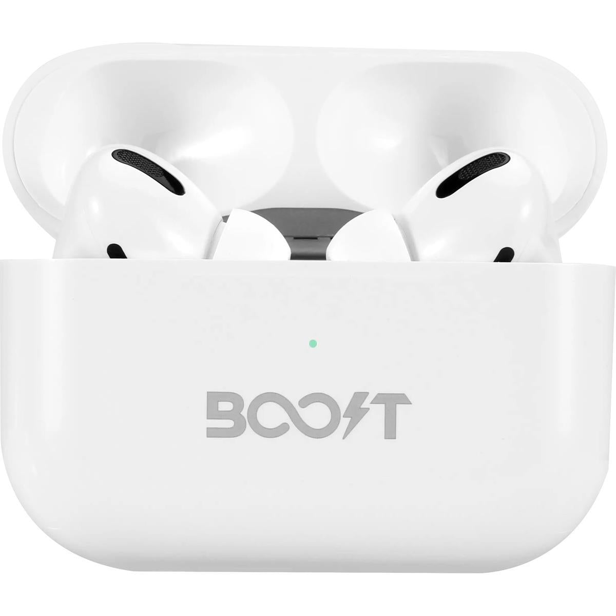 Boost Falcon TWS Earbuds with Yellow Silicone Shell