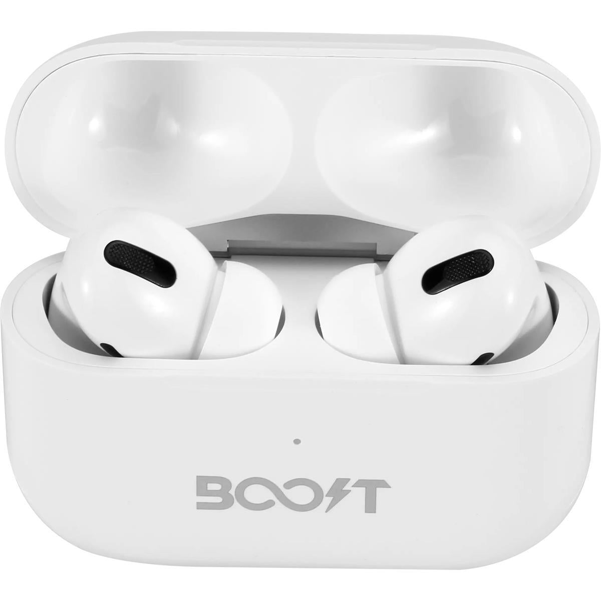 Boost Falcon TWS Earbuds with Yellow Silicone Shell
