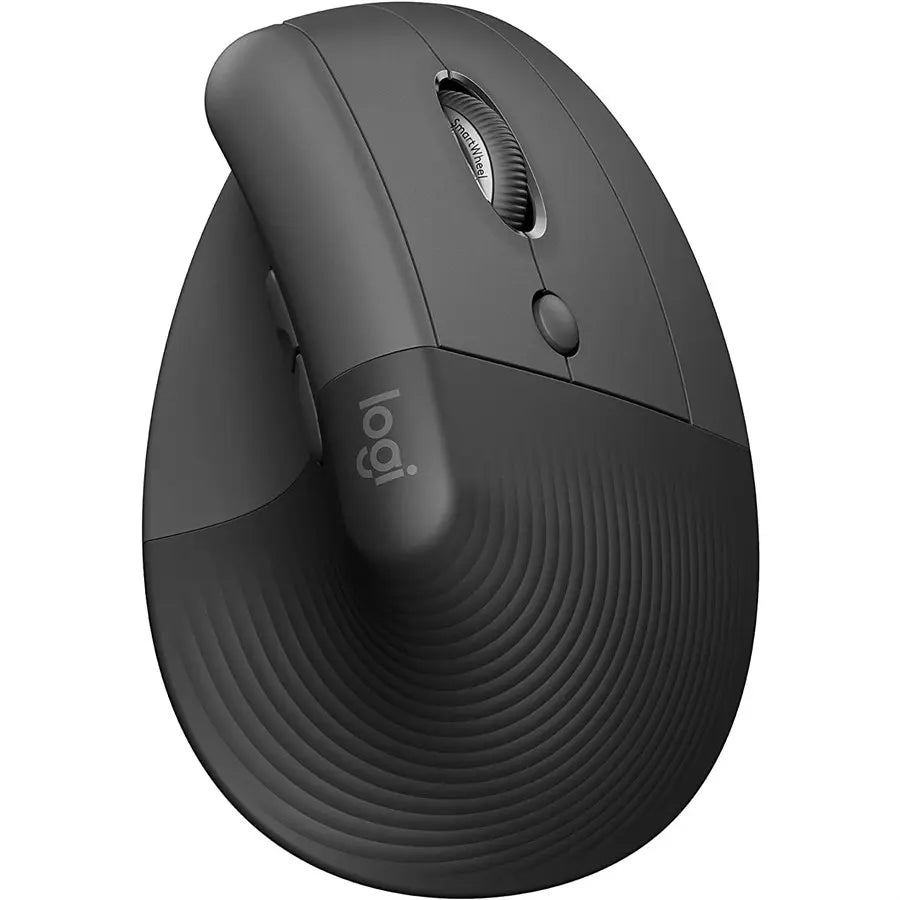 Logitech Lift Vertical Ergonomic Mouse - Ergo Series, Wireless, Bluetooth or Logi Bolt USB - Rose