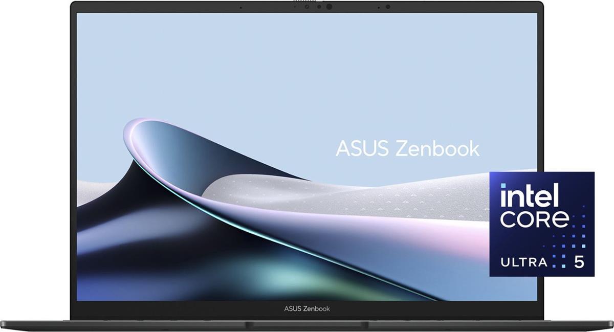 ASUS ZenBook 14 Q415MA-U5512 - Intel Core Ultra 125H, 8GB RAM, 512GB SSD, 14" WUXGA OLED Touch Screen, Windows 11 - Gray
