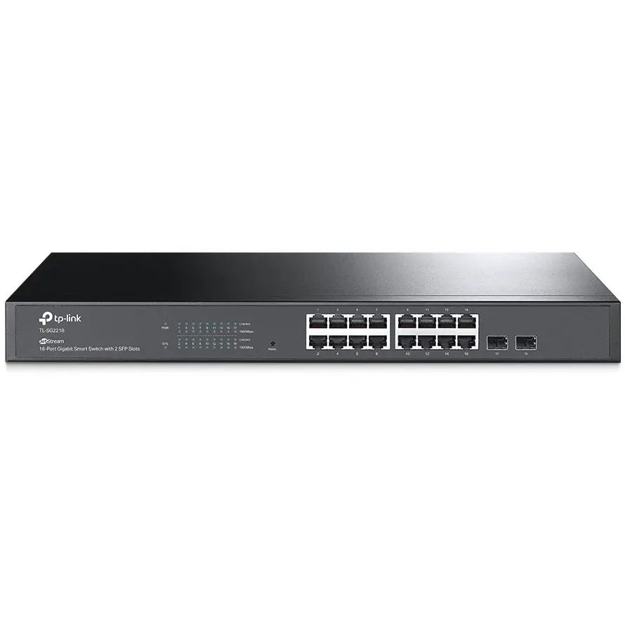 TPLink SG2218 JetStream 16-Port Gigabit Smart Switch with 2 SFP Slots