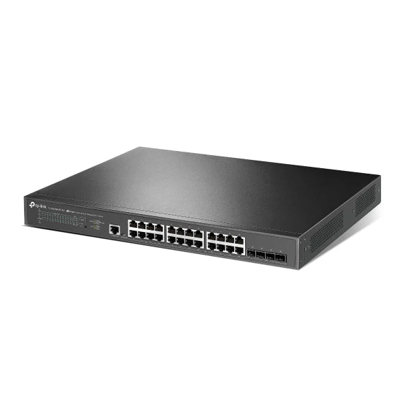 TPLink SG3428XPP-M2 Omada 24-Port 2.5GBASE-T and 4-Port 10GE SFP+ L2+ Managed Switch with 16-Port PoE+ & 8-Port PoE++