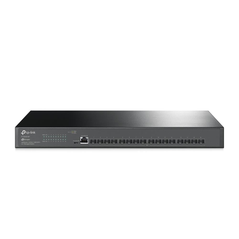 TPLink SX3016F JetStream 16-Port 10GE SFP+ L2+ Managed Switch