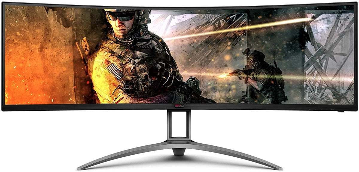 AOC AG493UCX2 49" Frameless Curved Gaming LED Monitor