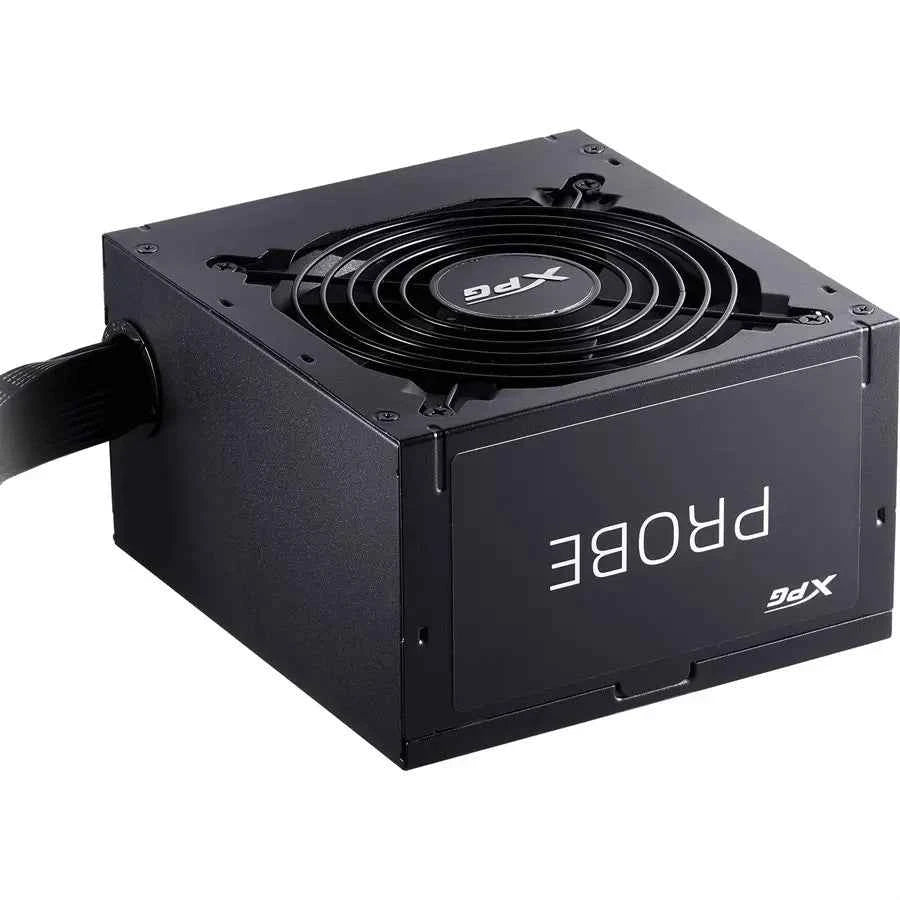 XPG PROBE BRONZE 600W Power Supply, ATX 2.52, 80 Plus Bronze Up To 87% Efficiency, 120mm Sleeve Bearing Fan