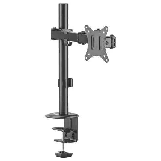MXG BMA-12P Single Monitor Steel Articulating Monitor Mount, Matte Black