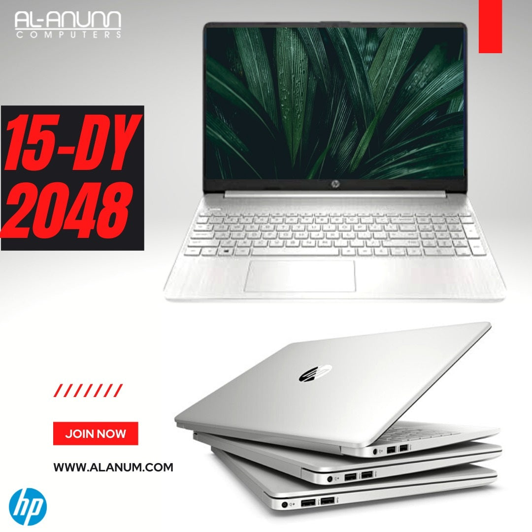 HP Notebook 15-DY2048nr, Ci7 11TH, 8Gb, 256GB, 15.6" HD, W10 , Silver - MojoTech