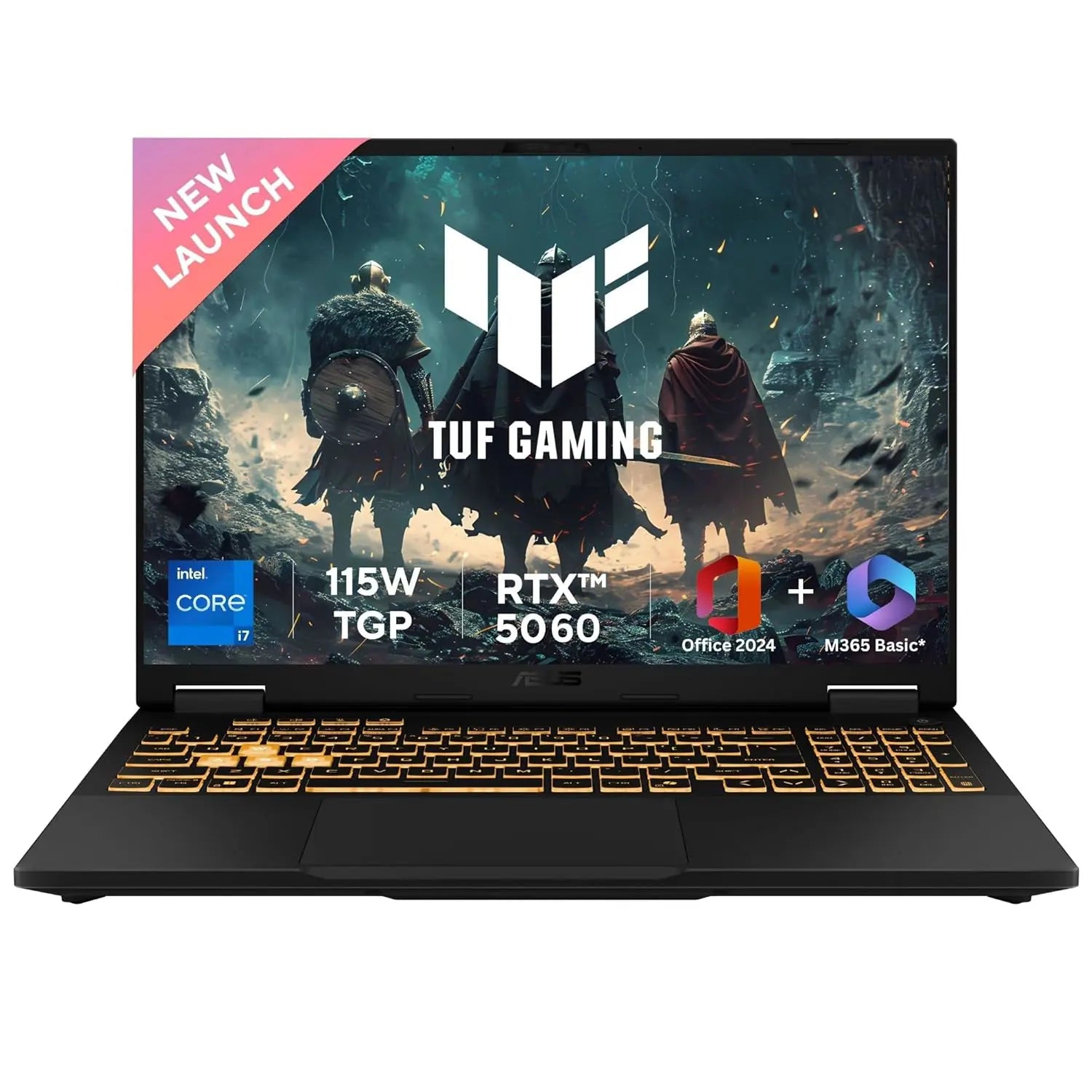 ASUS TUF F16 FX608 – Core i7-14650HX, 32GB RAM, 1TB SSD, RTX 5060 8GB, 16.1" FHD+ 165Hz, Backlit Keyboard, Windows 11 – Jaeger Grey