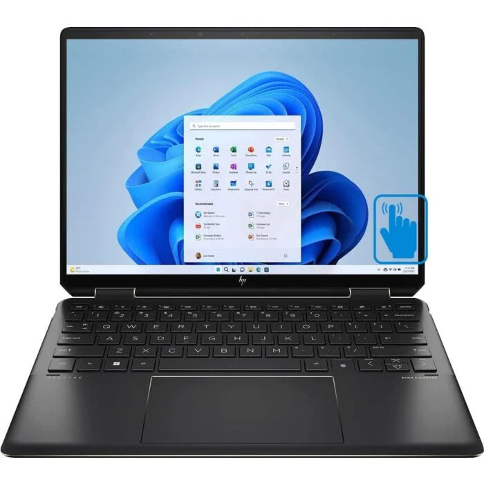 HP Spectre x360 14-ef2013dx Ci7 13th, 16GB, 1TB SSD, Intel Iris-Xe GC, 13.5" 3K IPS Touch, Convertible, FPR, Backlit KB, W11 (Nightfall Black)