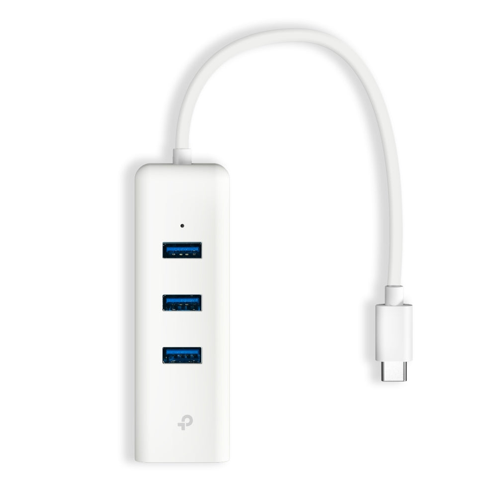 TPLink UE330C USB Type-C 3-Port Hub & Gigabit Ethernet Adapter - MojoTech