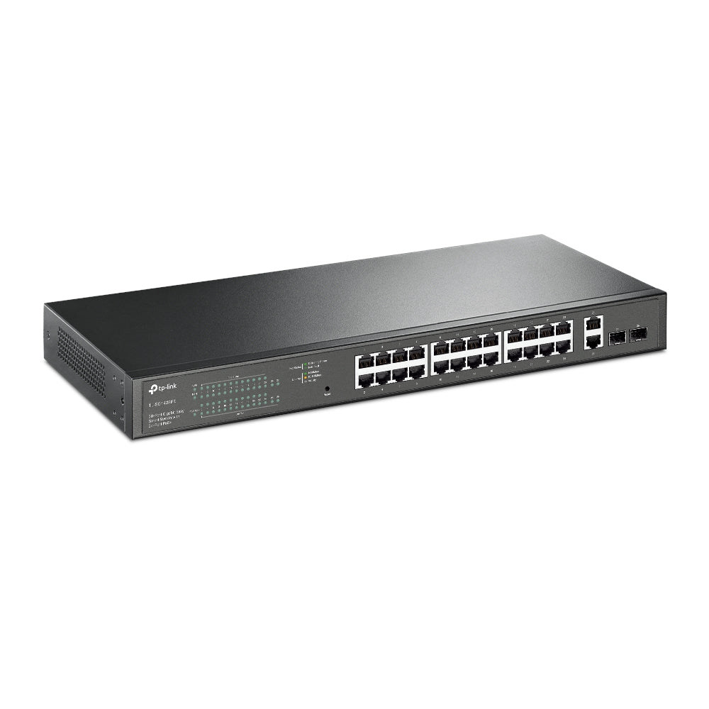 TPLink SG1428PE 28-Port Gigabit Easy Smart Switch with 24-Port PoE+ - MojoTech