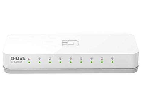 D-Link DES-1008C 8-Port 10/100 Mbps Unmanaged Switch