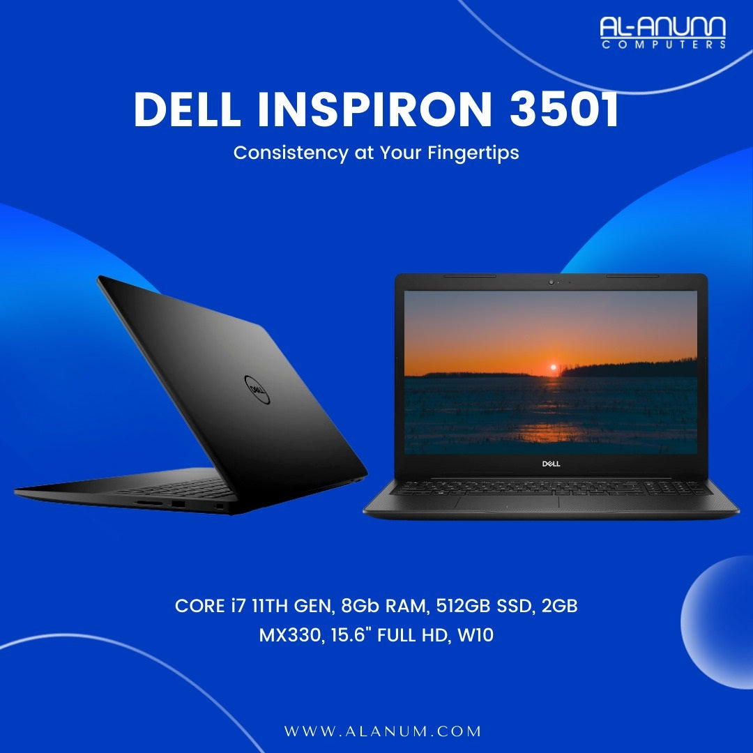 Dell Inspiron 3501, Ci7 11TH, 8Gb, 512GB SSD, 2GB MX330, 15.6" FHD, W10 - MojoTech