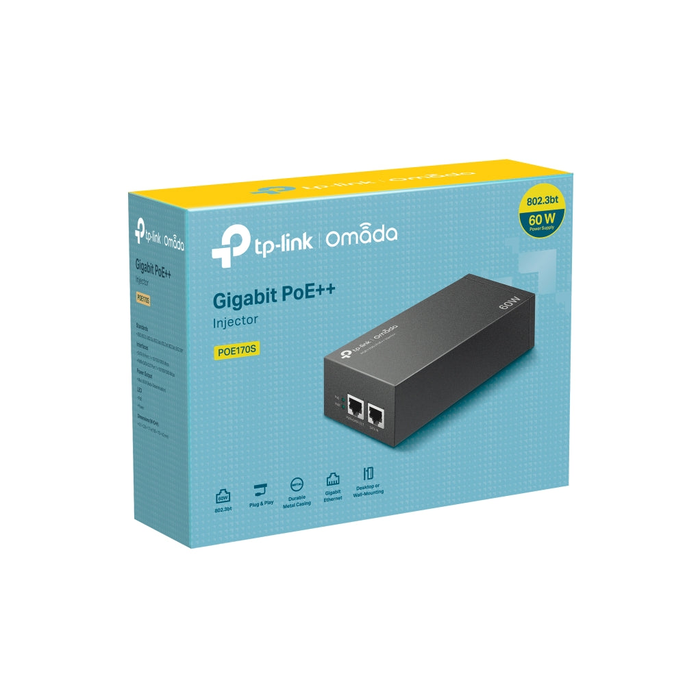 TPLink POE170S Omada PoE++ Injector - MojoTech