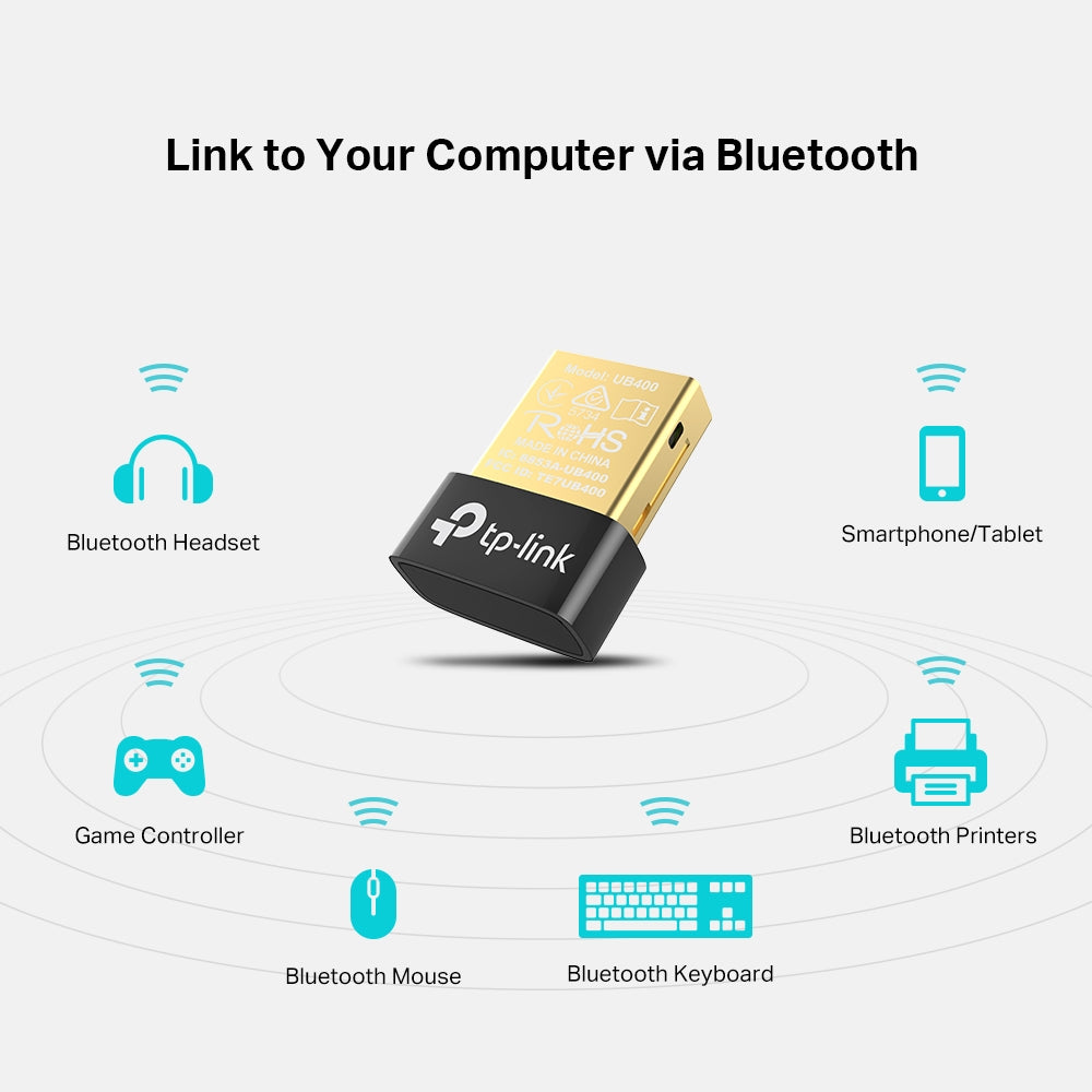 TPLInk  UB400 Bluetooth 4.0 Nano USB Adapter - MojoTech