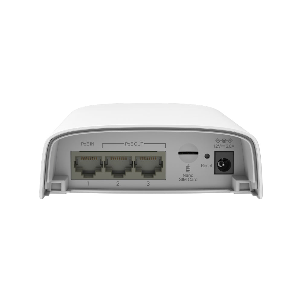 TPLink ER703WP-4G-Outdoor Omada 4G+ Cat6 AX3000 Wi-Fi 6 Outdoor/Indoor Gateway - MojoTech