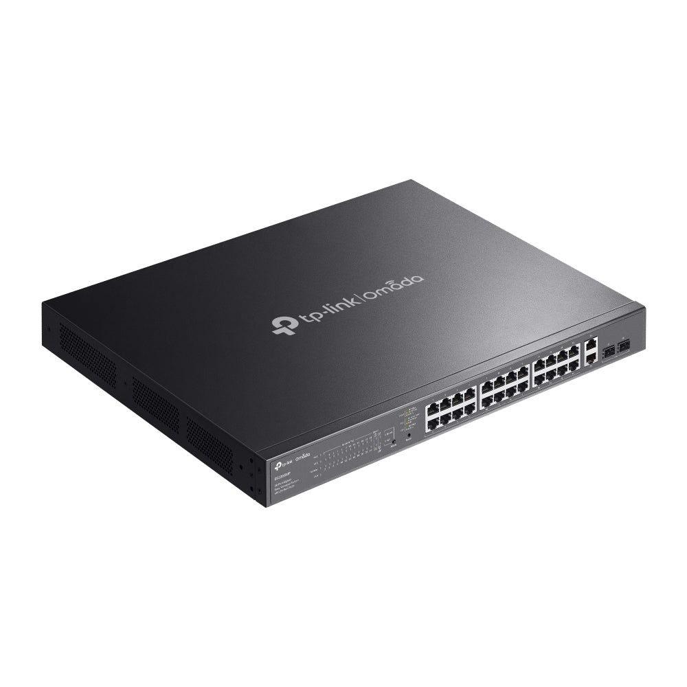 TPLink ES228GMP Omada 28-Port Gigabit Easy Managed Switch with 24-Port PoE+ - MojoTech