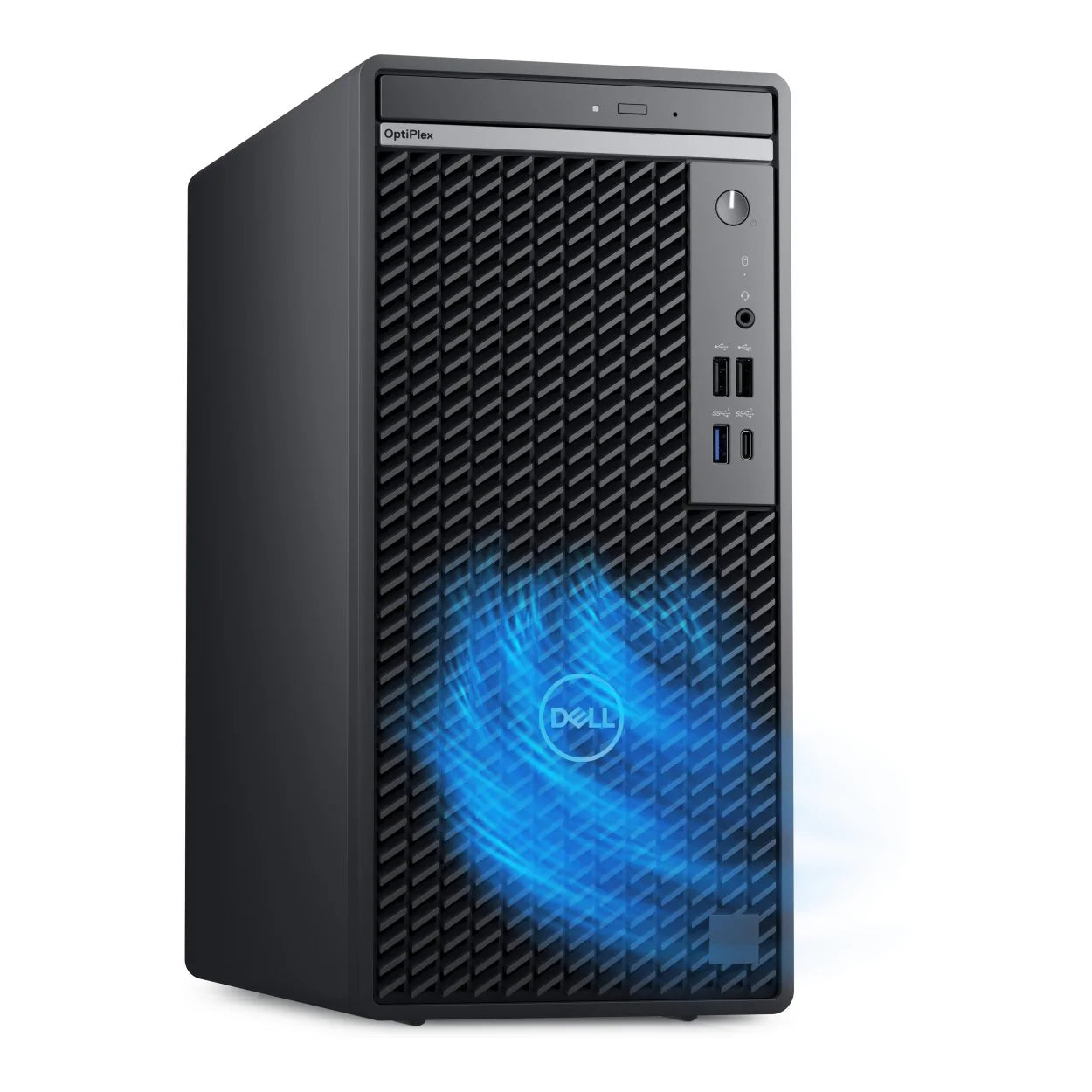 Dell OptiPlex 7020 Desktop Tower PC, 12th Gen Intel Core i5 CPU, 8GB RAM, 512GB SSD, Windows OS, and a DVD-RW drive - MojoTech