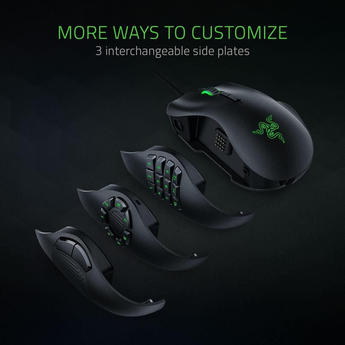 Razer Naga Trinity: The Ultimate Customizable MMO Gaming Mouse - MojoTech