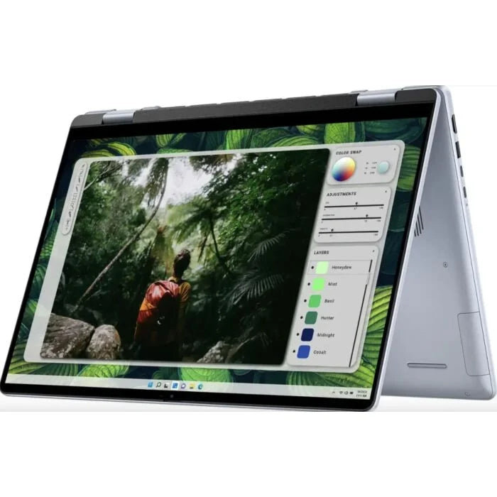 Dell Inspiron 7640 2-in-1 - Core Ultra 7 155U, 16GB RAM, 1TB SSD, 16" FHD X360 Touch, Fingerprint Reader, Backlit Keyboard, Windows 11 - Ice Blue