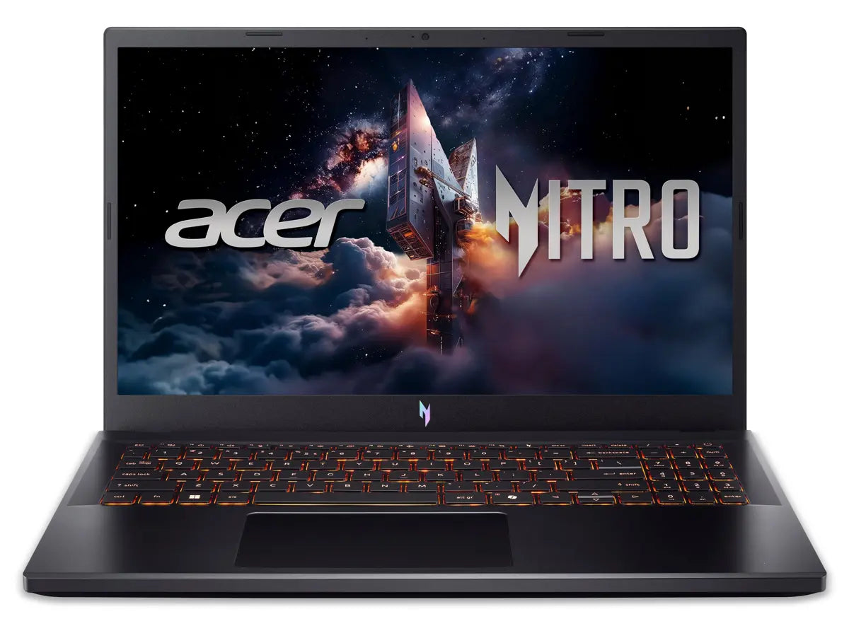 Acer Nitro V15 – Intel Core i9-13900H, 16GB DDR4, 512GB SSD, NVIDIA RTX 5050 8GB, 15.6” FHD IPS 165Hz, Backlit Keyboard, DOS – Obsidian Black