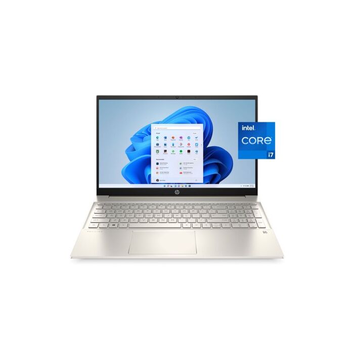 HP Pavilion 15-eg0070wm, Ci7 11TH, 8Gb, 512GB SSD, 15.6 FHD Touch Screen, BL-K, Win11, Lunar Gold