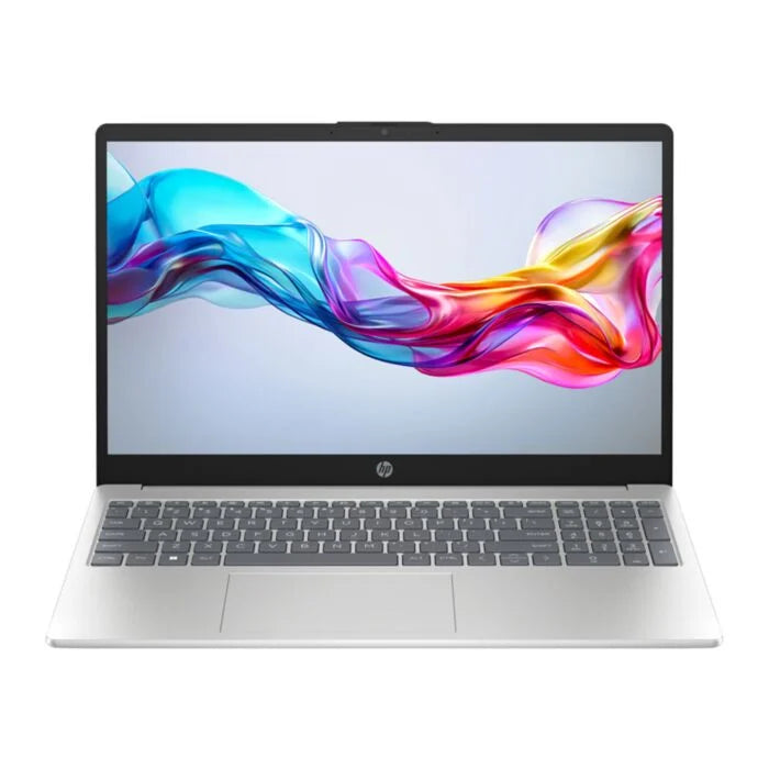 HP Laptop 15-FD0532nia – 13th Gen Core i3, 4GB RAM, 256GB SSD, 15.6" FHD, Backlit Keyboard, DOS, Silver | Al Anum Karachi