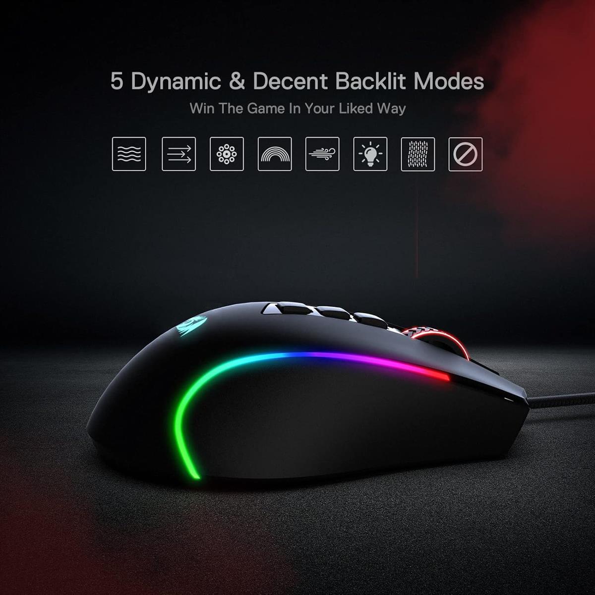 Redragon M612 Predator RGB Gaming Mouse - ON ORDER