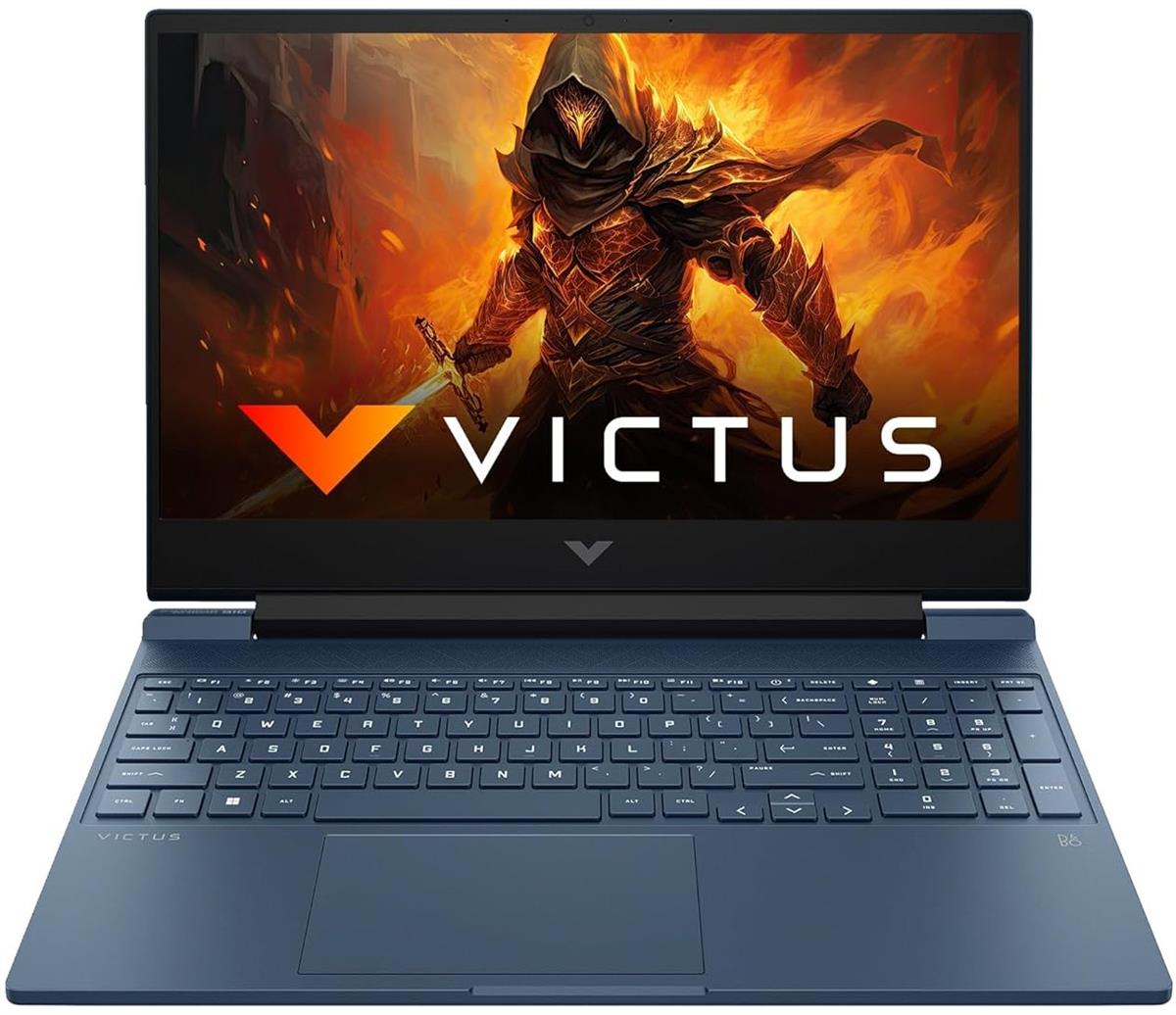 HP Victus 16-r1009nia – 14th Gen Core i5-14500HX, 16GB RAM, 512GB SSD, NVIDIA RTX 4050 6GB, 16.1" FHD 144Hz Display, DOS – Blue | Al Anum Karachi