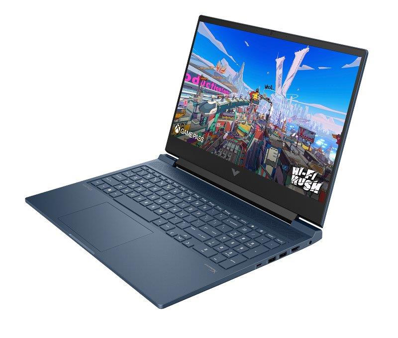 HP Victus 16-r1009nia – 14th Gen Core i5-14500HX, 16GB RAM, 512GB SSD, NVIDIA RTX 4050 6GB, 16.1" FHD 144Hz Display, DOS – Blue | Al Anum Karachi