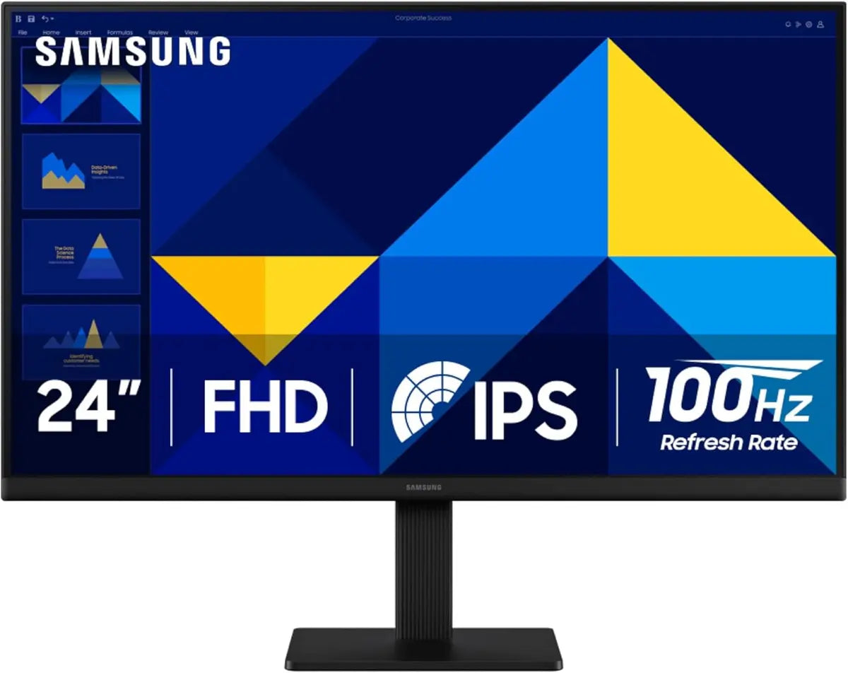 Samsung 24 Inch Essential Monitor S3 S30GD 100Hz Full HD LS24D300GAMXUE