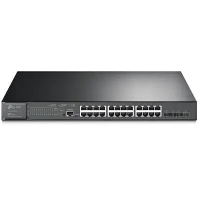 TPLink SG3428XMP JetStream 24-Port Gigabit and 4-Port 10GE SFP+ L2+ Managed Switch with 24-Port PoE+ (Newer Version Available: SG3428XMP )