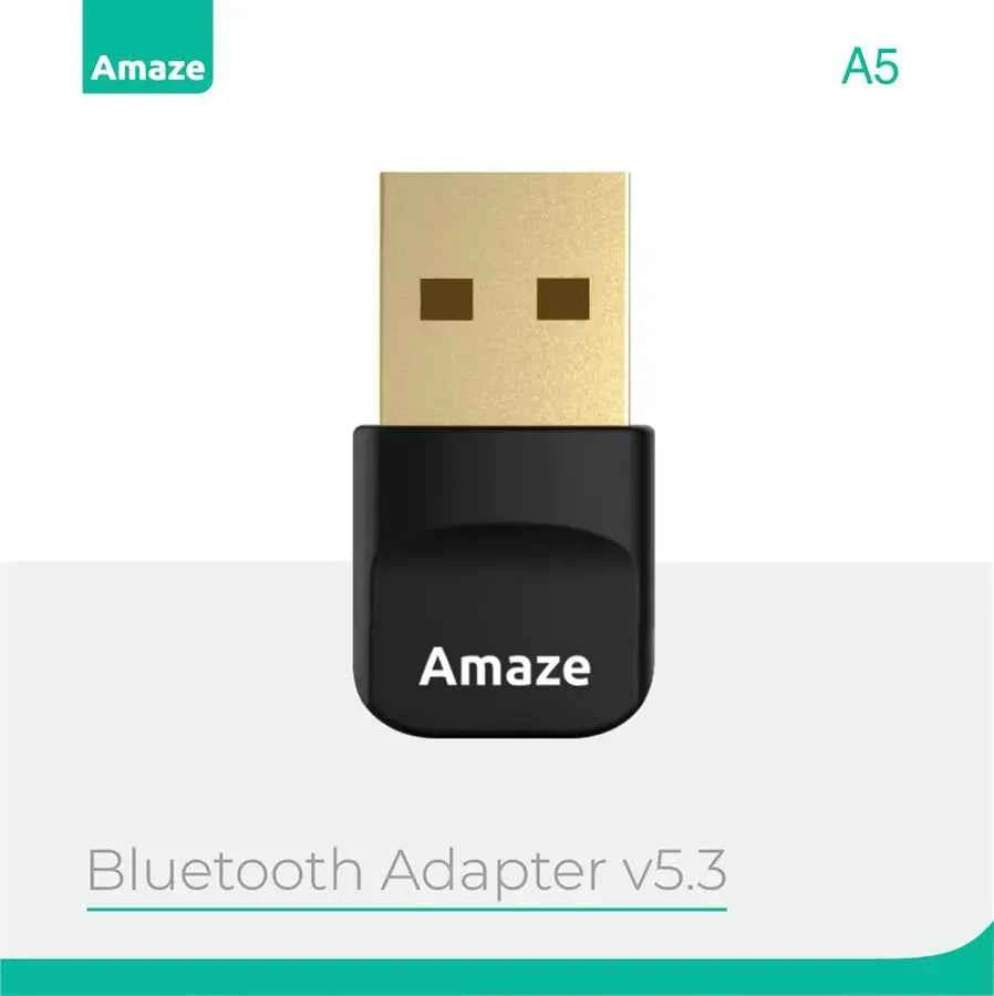 Amaze Bluetooth Adapter, Bluetooth V5.3, Up To 20 Meters, 2.4GHz, A5