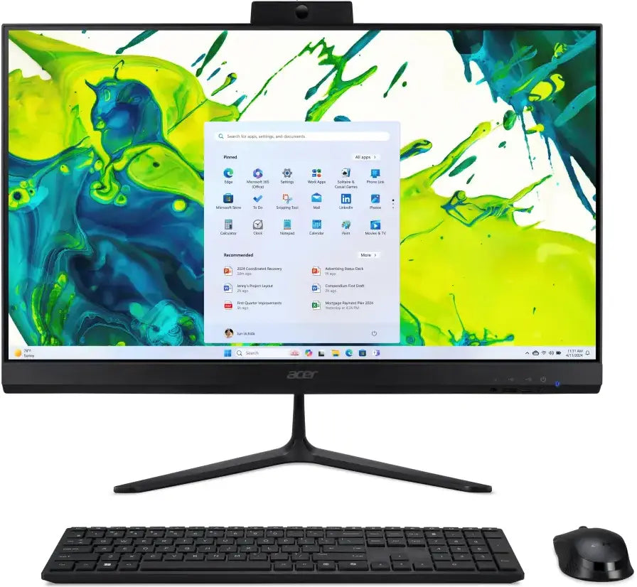 Acer Aspire C24B-GARL_LubCU5225U All-in-One Desktop