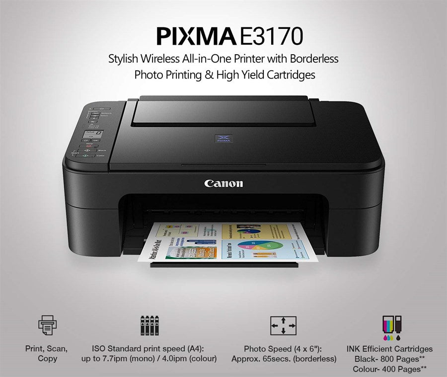 Canon E3170 Inkjet Printer (All in One) - MojoTech