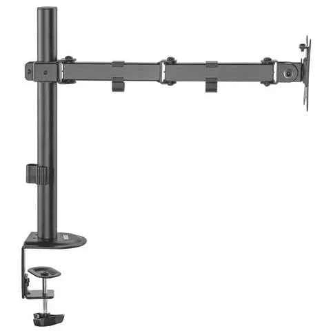 MXG BMA-12P Single Monitor Steel Articulating Monitor Mount, Matte Black
