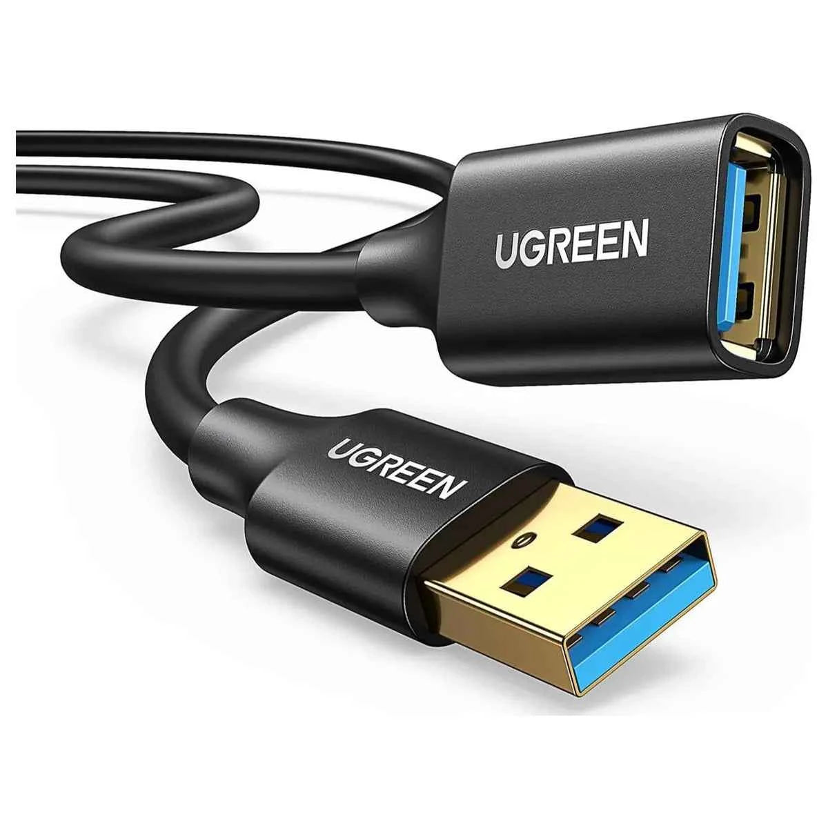 Ugreen USB 3.0 Extension Cable USB Extender Male to Female, 50Gbps, 3m, Black 30127