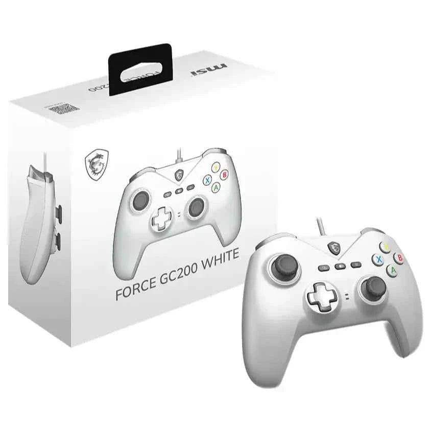 MSI Force GC200 Gaming Controller Wired for PC and Android White