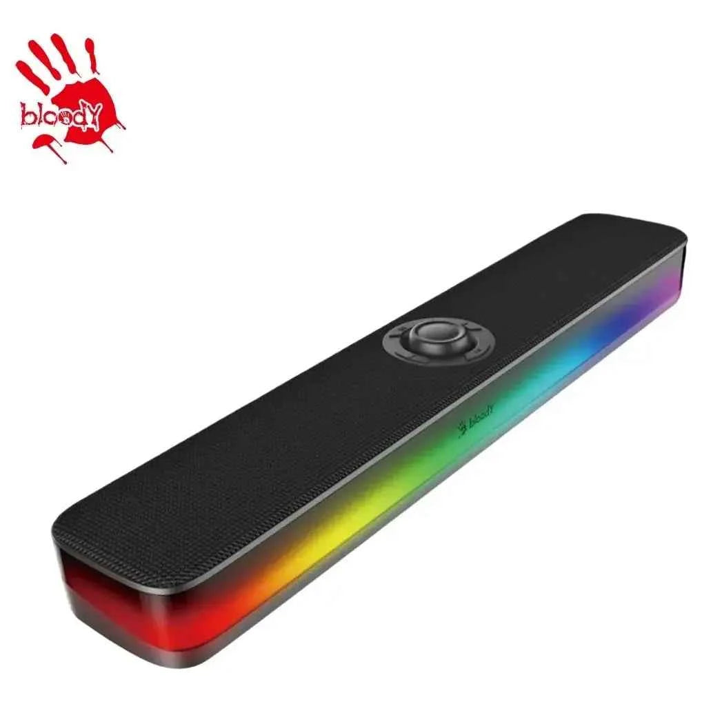 A4tech Bloody S10 Gaming Soundbar Bluetooth V5.3 And USB Wired, 5W*2, Black