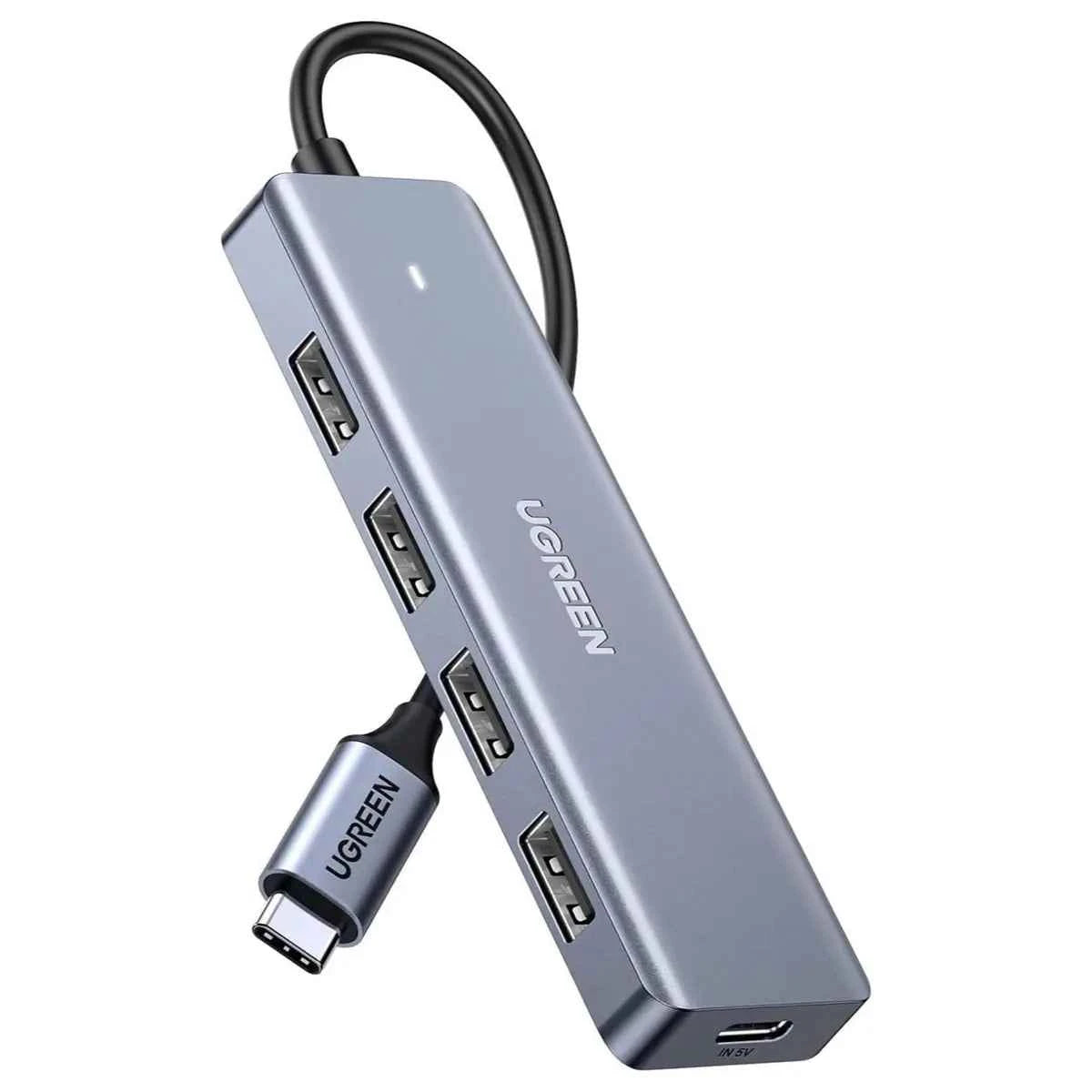 Ugreen USB-C Hub 4 Ports, USB-C To USB Hub With 4 USB 3.0 5Gbps 0.5FT 70336