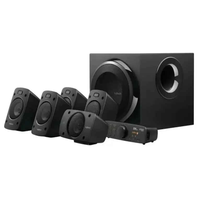 Logitech Z906 5.1 Surround Sound Speaker System, THX Certified, Dolby Digital And DTS Digital Certified, 500 Watts Continuous Power, Black