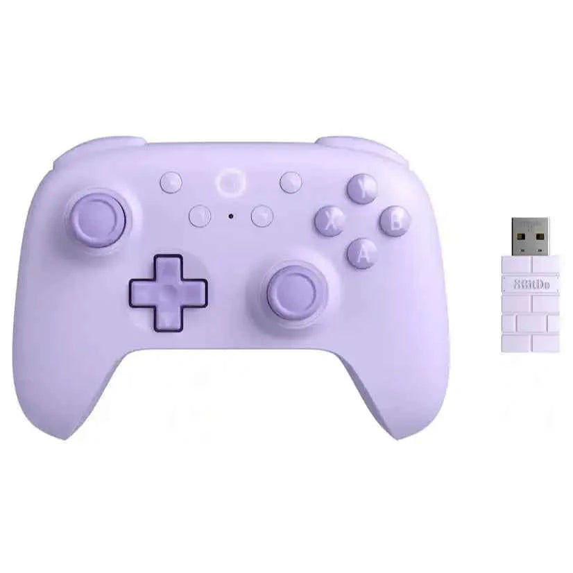 8BitDo Ultimate 2C Wireless Controller, Hall Effect Joysticks And Triggers, Extra Remappable R4 And L4 Bumpers, USB-C Charging, Purple