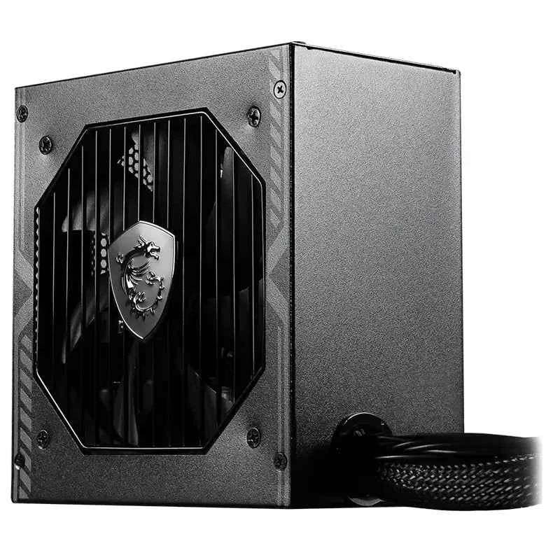 MSI MAG A650BN 650W Power Supply, 80 PLUS Bronze Up to 85%, DC-DC Circuit Design, Active PFC, 120mm Low Noise Fan